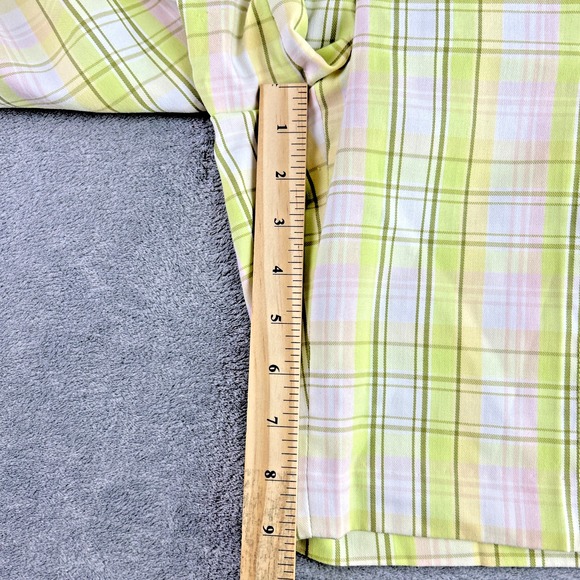 EP Pro NY Women's 8 Green Pink Plaid Golf Shorts Preppy Athletic Outdoors Tennis - Picture 6 of 10